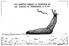 <p>El personaje. / <strong>J.R.Mora</strong></p>