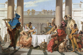 <p><em><span>El banquete de Cleopatra </span></em>(1744)<em><span> / </span></em><strong>Giovanni Battista Tiepolo</strong></p>