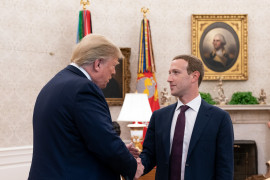 <p>Donald Trump y Mark Zuckerberg, durante una reunión en la Casa Blanca, el 19 de septiembre de 2019. / <strong>Joiyce N. Boghosian (La Casa Blanca)</strong></p>