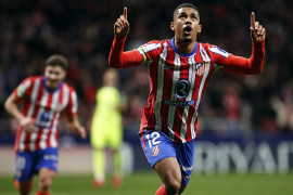 <p>Samu Lino celebra el gol contra el Mallorca. / <strong>Atlético de Madrid</strong></p>