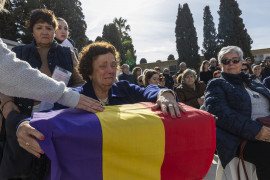 <p>Familiares de José Teodoro Campos, fusilado por el franquismo el 11 de septiembre de 1940 en Paterna. / <strong>Eva Máñez</strong></p>