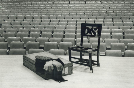 La silla, inseparable compañera de Glenn Gould.