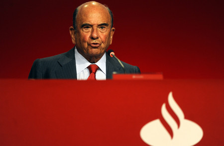 Emilio Botín, en una junta de accionistas del Banco de Santander celebrada el año pasado.