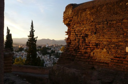 El Albayzín de Granada desde la Alcazaba de la Alhambra.