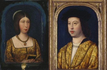 Retratos de Isabel de Castilla y Fernando II de Aragón, de autor desconocido.