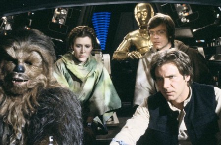 Fotograma de 'La guerra de las galaxias' dirigida por George Lucas.