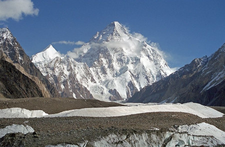El K2 desde el el Glaciar Godwin- Austen.