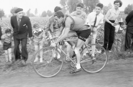 Bernardo Ruiz durante el Tour de Francia.