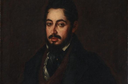 Retrato del escritor, periodista y político, Mariano José de Larra.
