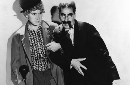 <p>Groucho y Harpo Marx.</p>
