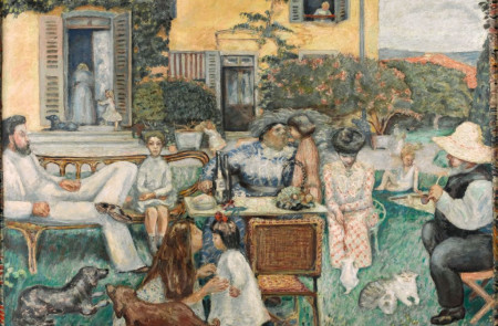 <p><em>La tarde burguesa, </em>titulado también <em>La familia Terrasse</em>, 1900 © Öleo sobre lienzo Musée dÓrsay, Dist.Rmn- Grand Palais</p>