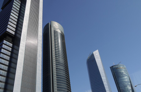 <p>Complejo financiero de Chamartín, con la torre Bankia en primer término.</p>