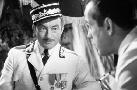 <p>Claude Reins, frente a Humphrey Bogart en <em>Casablanca</em> (1942).</p>