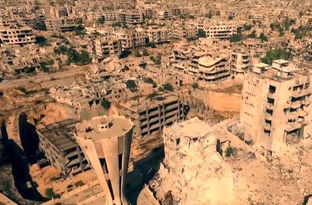 <p>Imágenes de Damasco, tomadas por un dron.</p>