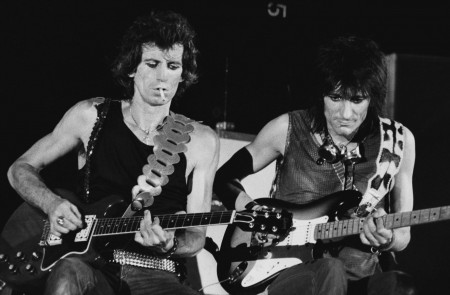 <p>Keith Richards y Ron Wood, de los Rolling Stones. </p>