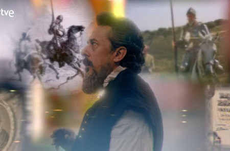 <p>Pere Ponce como Miguel de Cervantes en <em>El Ministerio del Tiempo</em></p>
