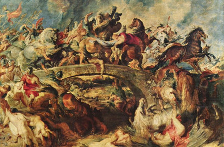<p><em>El combate de las amazonas</em>. Rubens, 1619.</p>