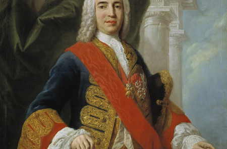 <p>El Marqués de la Ensenada (1702-1781), impulsor de la Gran Redada, un plan de exterminio contra los gitanos lanzado en 1749. El retrato es de Jacopo Amigoni y está en el Museo del Prado.</p>