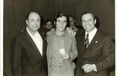 <p>Antonio Mairena, Manuel Gerena y Manolo Cano en los años 70</p>