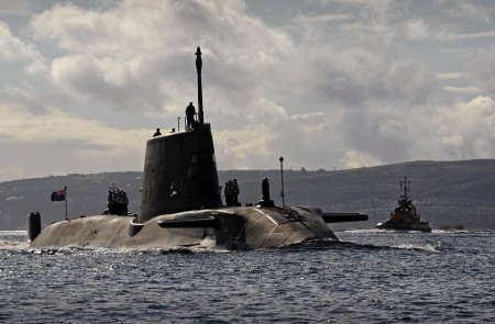 <p>Imagen de archivo del submarino nuclear británico HMS Ambush.</p>