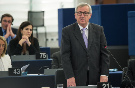 <p>Jean-Claude Juncker en el Parlamento Europeo durante el debate sobre el 'Brexit' el pasado 5 de julio.</p>