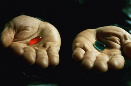 <p><strong><em>The Matrix</em></strong>, Lana y Lilly Wachowski, 1999</p>