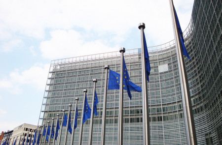 <p>Edificio de la Comisión Europea en Bruselas.</p>