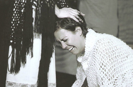 <p>Patricia Garó, durante una representación de <em>La casa de Bernarda Alba</em>.</p>