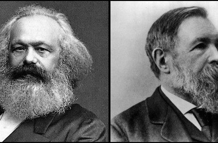 <p>Marx y Engels. </p>
