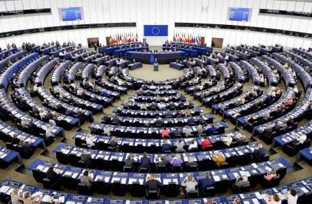 <p>Sesión plenaria en el Parlamento Europeo el pasado mes de septiembre.</p>