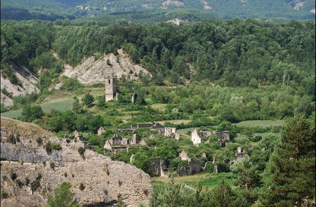 <p>Jánovas, pueblo abandonado del municipio de Fiscal (Huesca, España)</p>