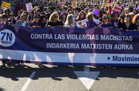 <p>Marcha estatal contra las violencias machistas, en noviembre de 2015.</p>