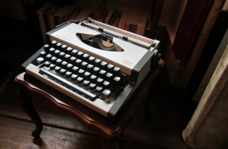 <p>Máquina de escribir de Ernst Jünger, expuesta en su casa de Wilflingen.</p>