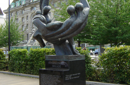 <p>Monumento en memoria de las Brigadas internacionales (Londres) </p>
