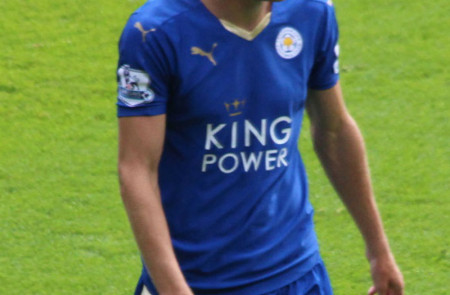 <p>El jugador del Leicester City, Jamie Verdy (2015)</p>
