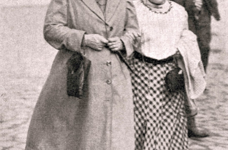 <p>Clara Zetkin y Rosa Luxemburgo, en 1910.</p>