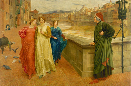 <p><em>Dante y Beatriz</em> (1884), de Henry Holiday </p>
