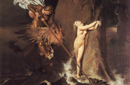<p><em>Roger liberando a Angélica</em>, de Jean Auguste Dominique Ingres.</p>