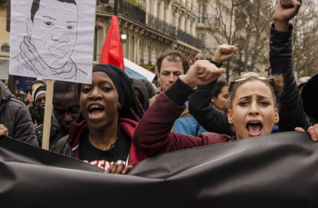 <p>Marcha por la Dignidad y la Justicia, en marzo de 2017, en París. </p>