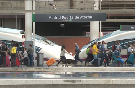 <p>Estación Puerta de Atocha, en Madrid.</p>