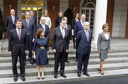 <p>Los miembros del Gobierno, antes del primer Consejo de Ministros de la XII Legislatura, en noviembre de 2016. </p>