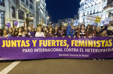 <p>Manifestación del Día de la Mujer de 2017 en Madrid.</p>
