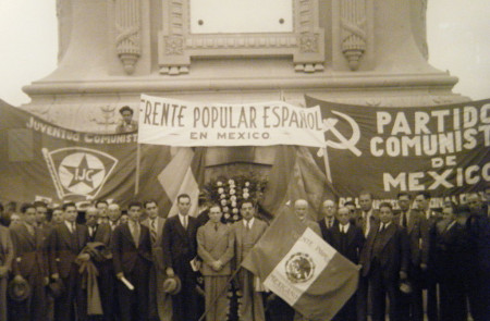 <p>Exiliados españoles en Ciudad de México.</p>
