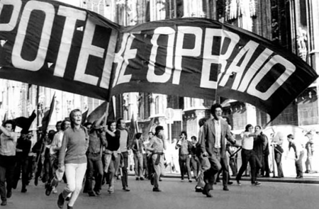 <p>Manifestación del grupo Potere Operaio en Milán. </p>