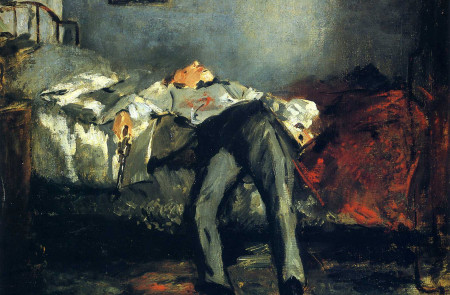 <p><em>Le suicidé</em>, de Édouard Manet.</p>