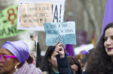 <p>Manifestación del 8 de marzo en Madrid </p>