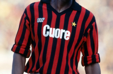 <p>Luther Blissett con la camiseta del Milan durante la temporada 1983-1984.</p>