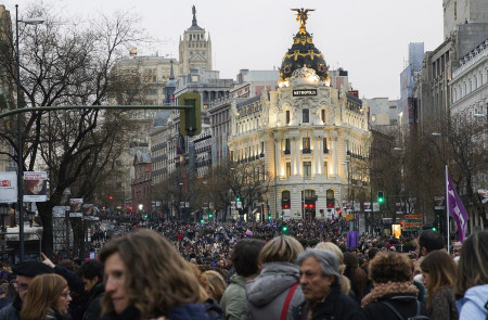 <p>Manifestación del 8 de marzo en Madrid</p>