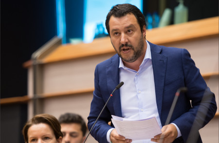 <p>Matteo Salvini, líder de La Liga.</p>