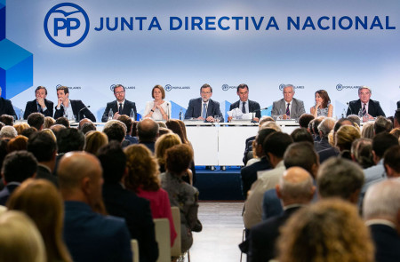 <p>Reunión de la Junta Directiva Nacional del PP en Madrid. 11 de junio de 2018. </p>